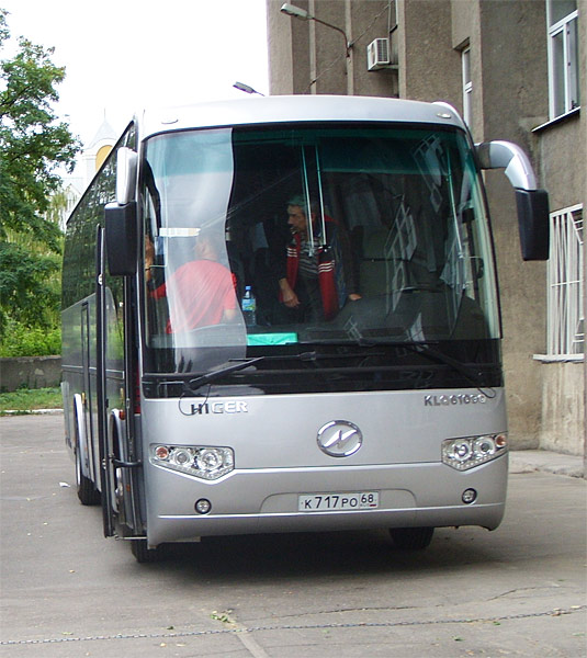 Новый спартаковский автобус